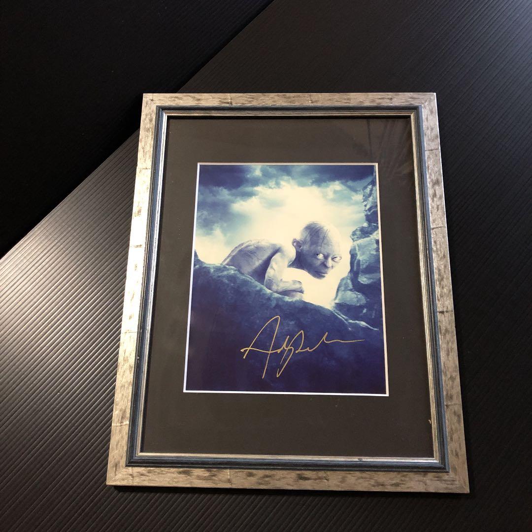 ロードオブザリング ゴラム役 アンディサーキス氏 直筆サイン ポートレート