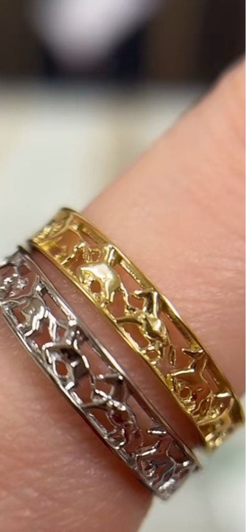 k18リング　馬が9頭ウマクイクリング