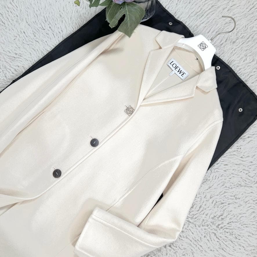 未使用★LOEWE★カシミヤウール★ダブルフェイス★コート