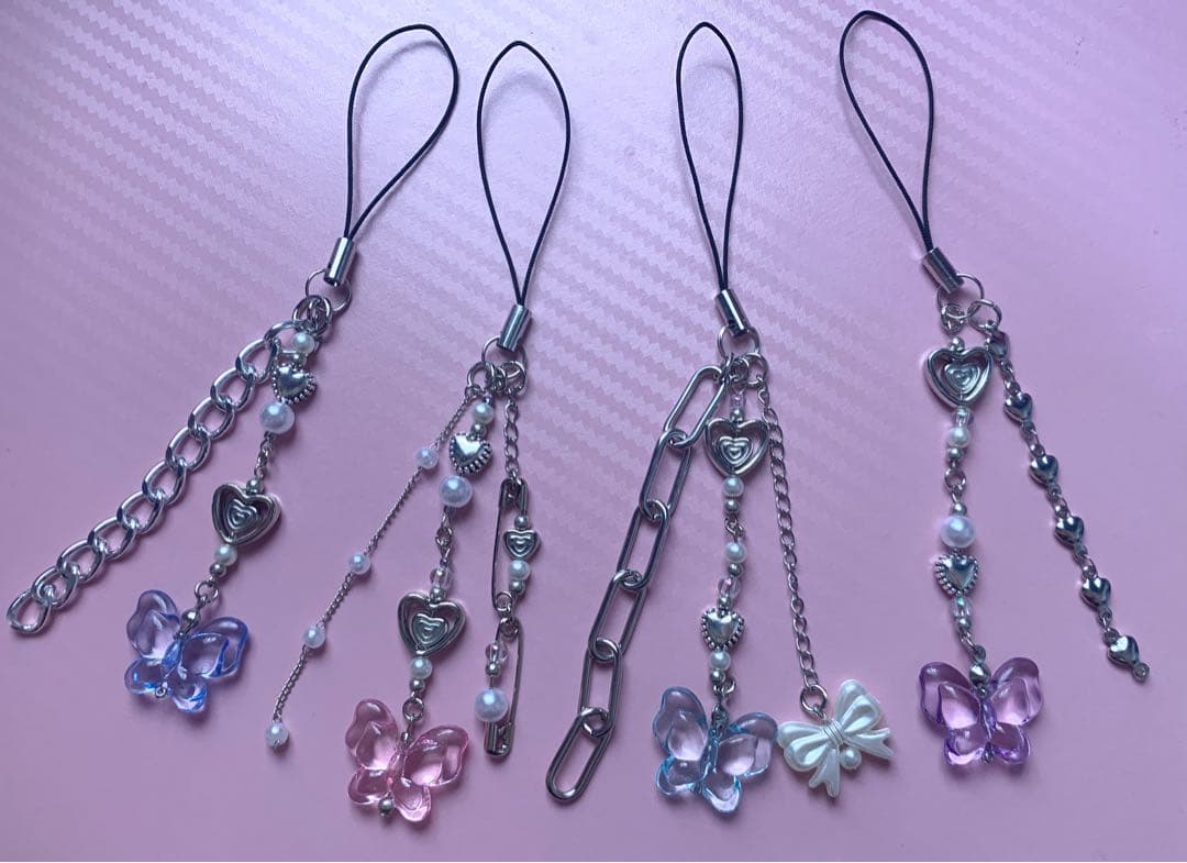 ビーズキーホルダー オーダー 韓国 推し ストラップ オーダー