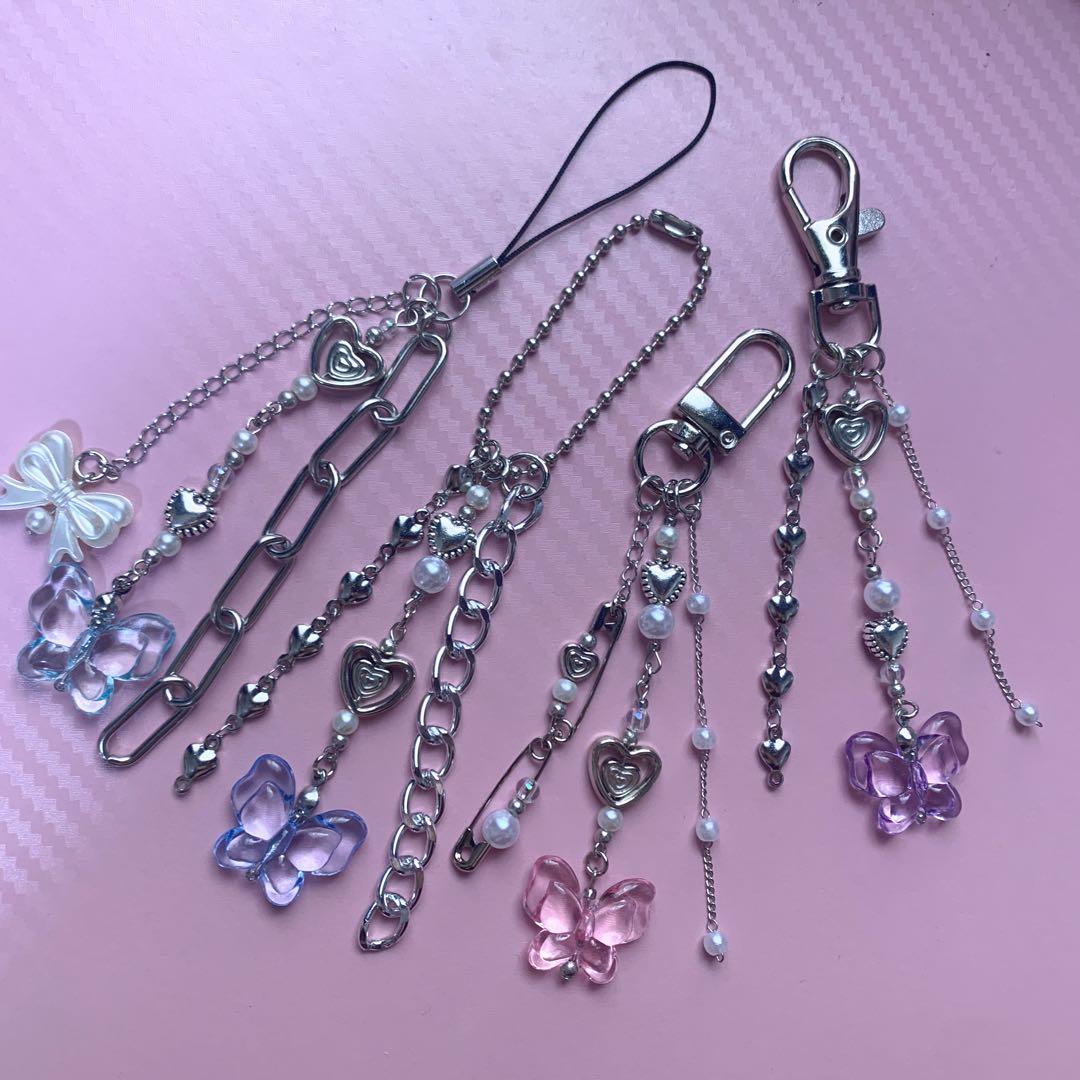 ビーズキーホルダー オーダー 韓国 推し ストラップ オーダー