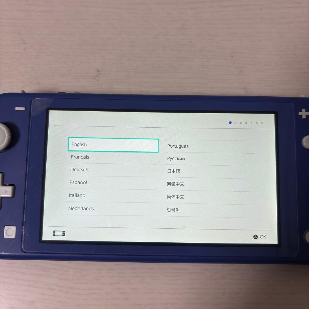 【ジャンク品】Switchライト　本体　ブルー