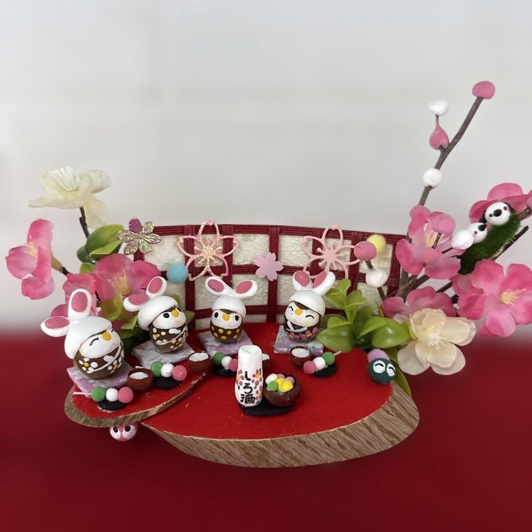 どんぐりアート♡お雛様オブジェ＆お雛祭りオブジェ♡