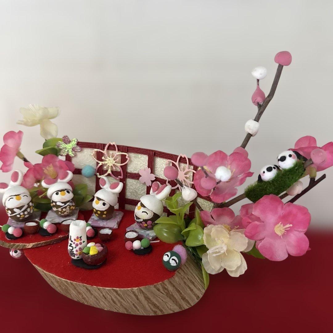 どんぐりアート♡お雛様オブジェ＆お雛祭りオブジェ♡