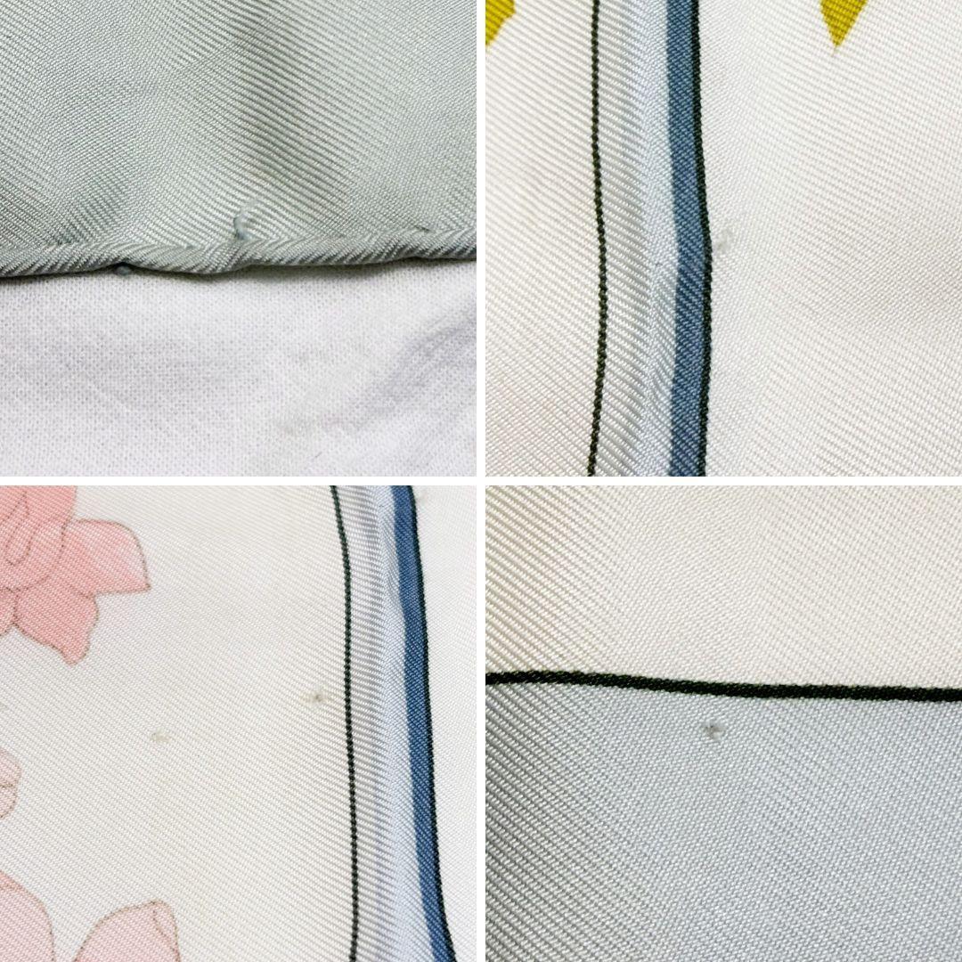 HERMES エルメス カレ90 ロマンティック スカーフ タグあり