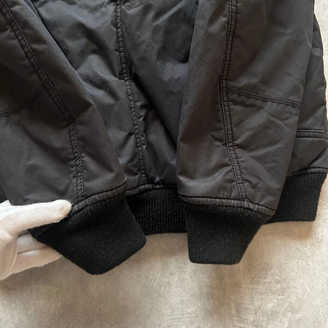 ジャケット・アウター grunge diesel bomber jacket y2k black