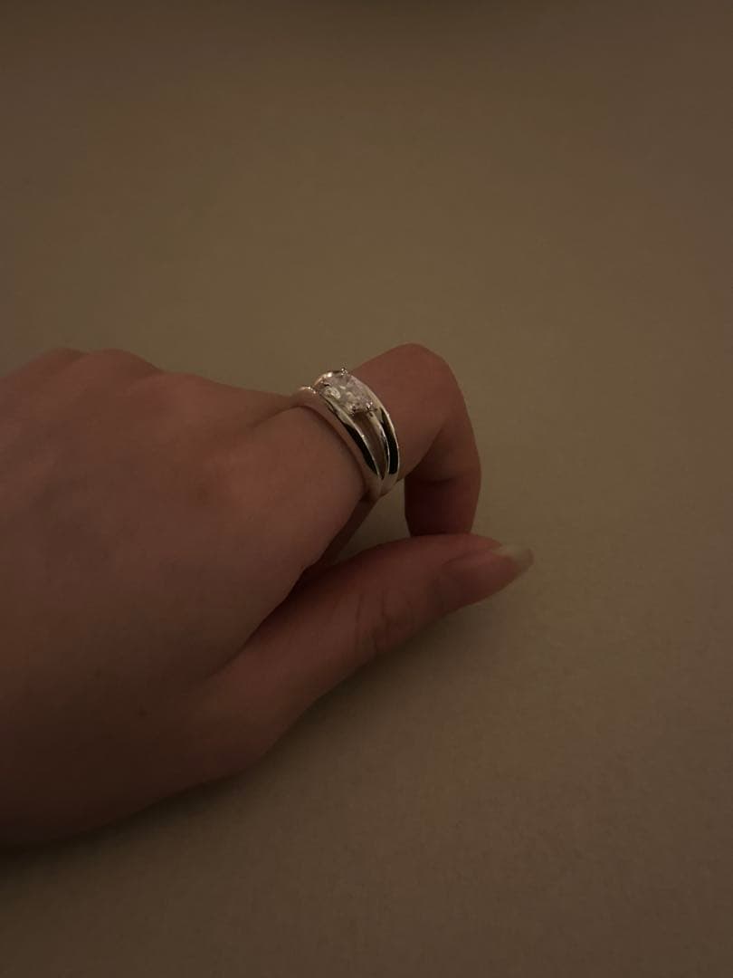 最終お値下げ　loro CZ ring #11 silver