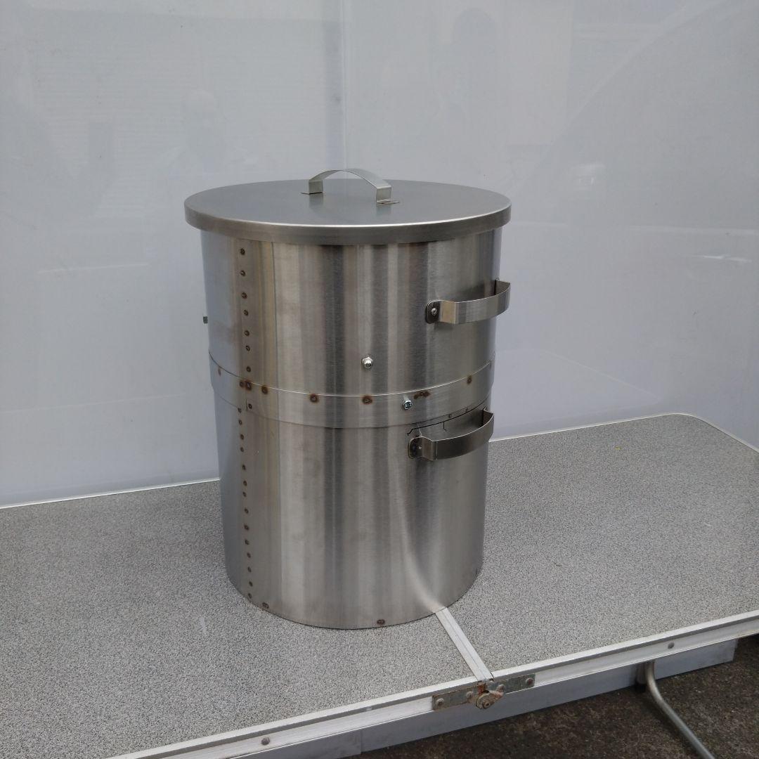 値下げ「炭火」 やきいも釜 送料無料 つぼやき 割れ欠けない ステンレス製 焼芋