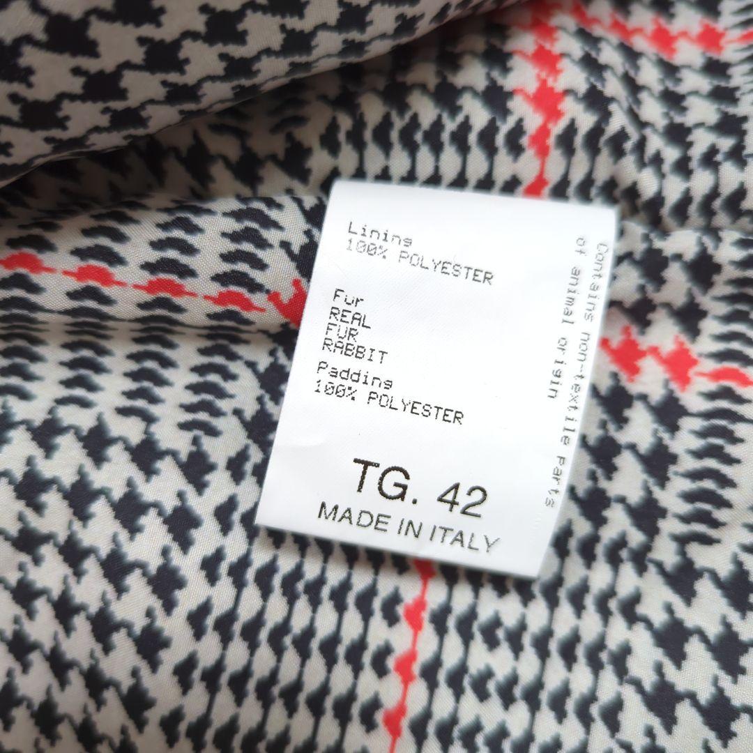 VESGIOIA (ベスジョーヤ)異素材 コンビ スタンドカラー ロングコート