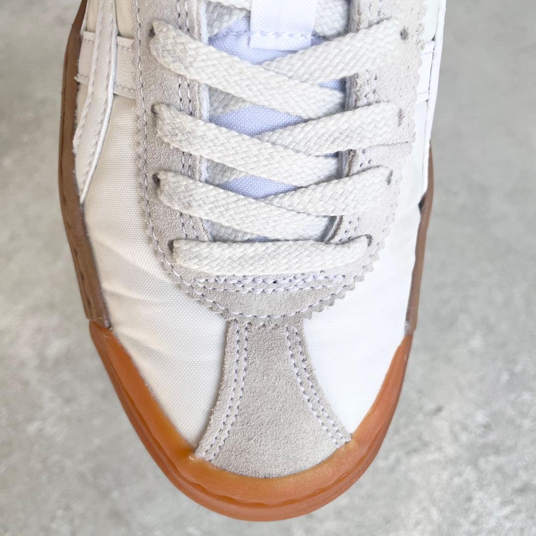 オニツカタイガー デレゲーションチャンク 厚底スニーカー 白 24.5