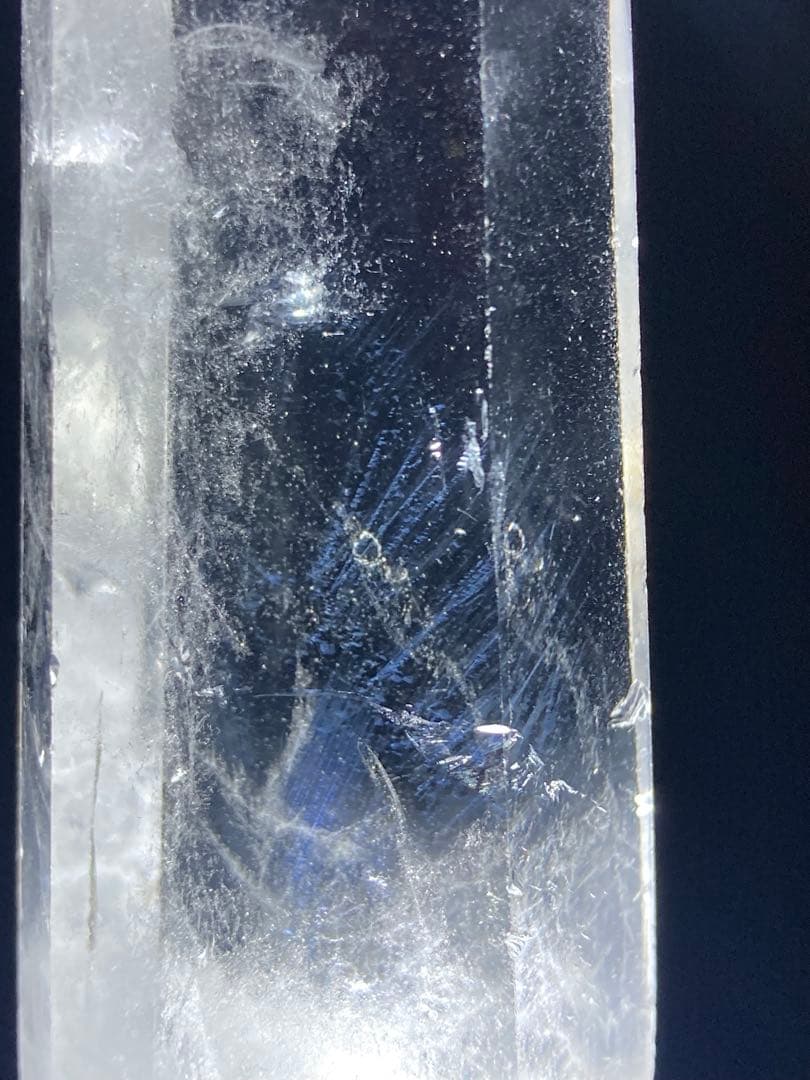 エンジェルラダークォーツ　天然水晶ポイント　原石　鉱物　置物パワーストーン