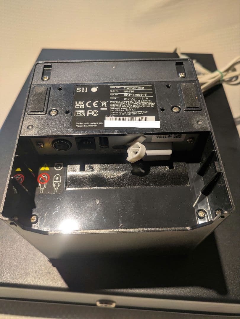 エアレジ　スマレジ　セイコー　サーマルプリンター　キャッシュドロアー