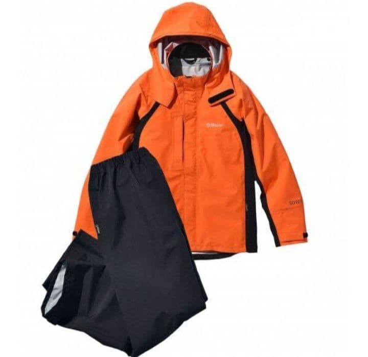 Bloom 田中産業　レインウェア　フラッシュオレンジ　上下セット　ゴアテックス