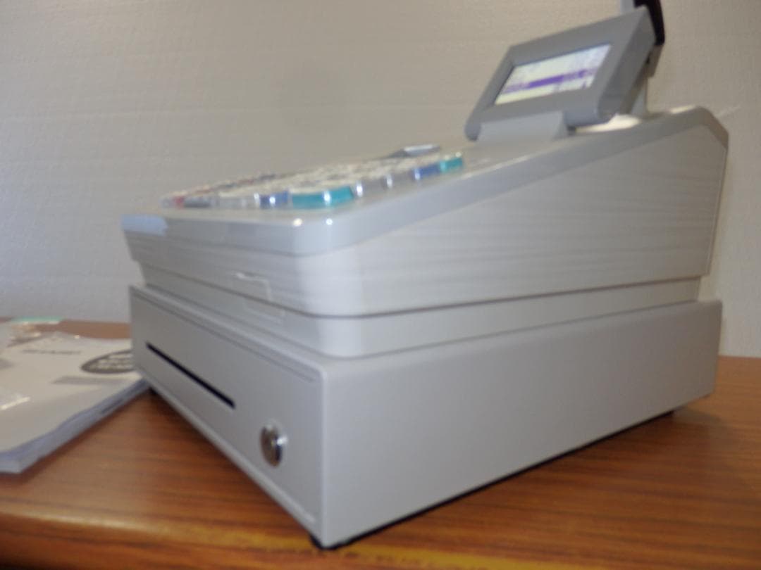 0120 美品 後継機種 XE-A207W-W 設定無料 シャープ レジスター