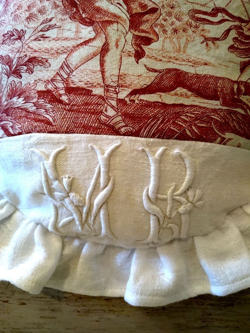 ※maki様おまとめオーダー※フランスアンティーク　トワルドジュイ　クッション