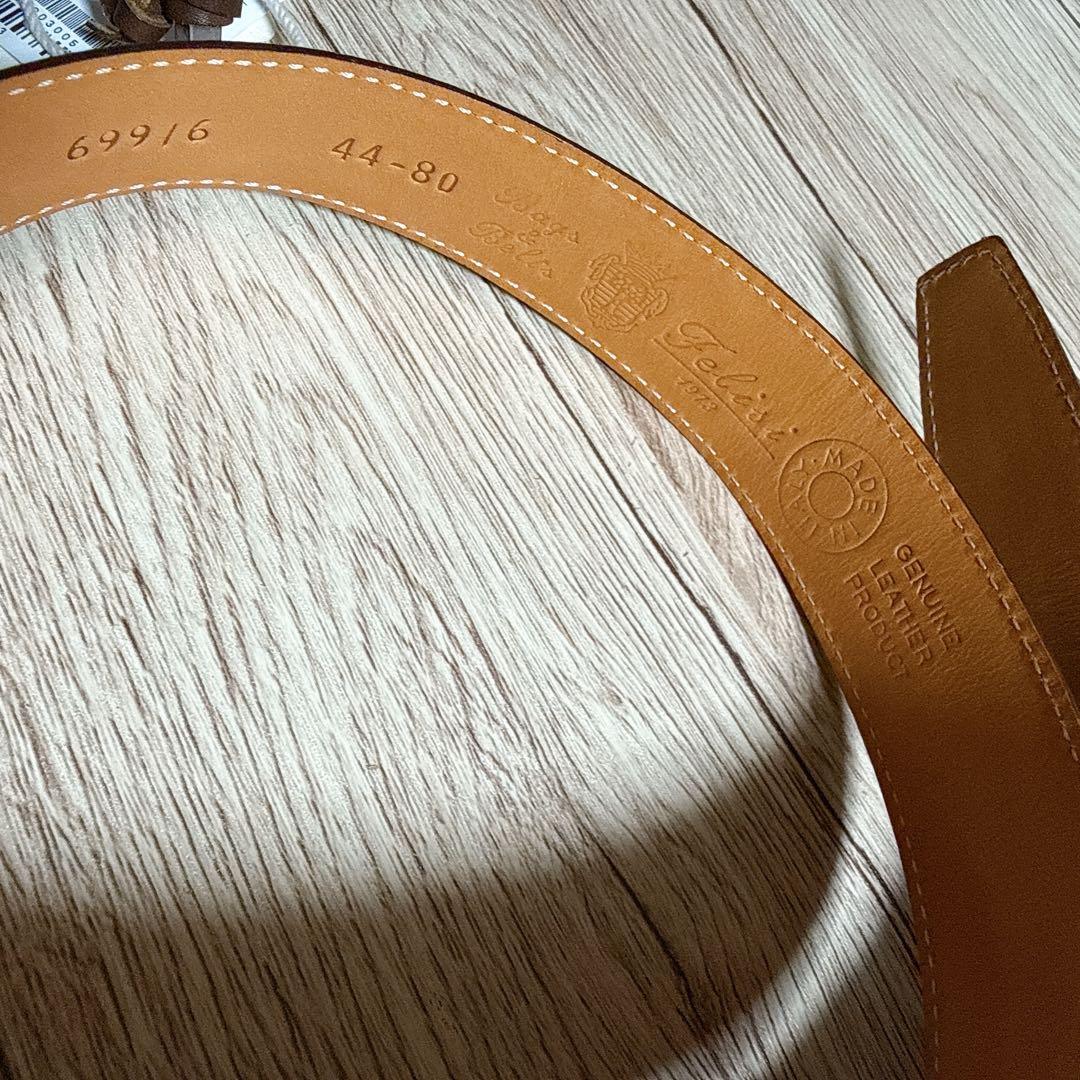 FELISI フェリージ ベルト イタリア製 牛革 80㎝44-80 ブラウン