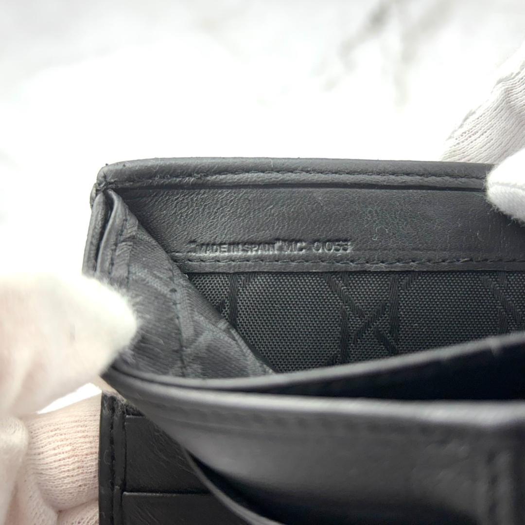 【金具チャーム】Dior⭐ディオール【カナージュ】ロータスウォレット⭐折り財布