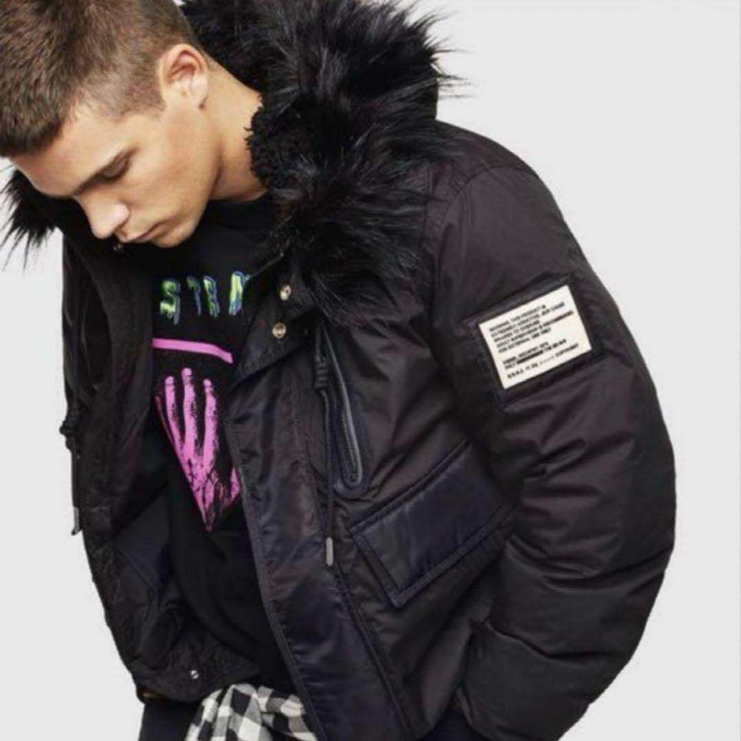 ディーゼル W-BURKISK N-2Bジャケット ブラック Sサイズ y2k