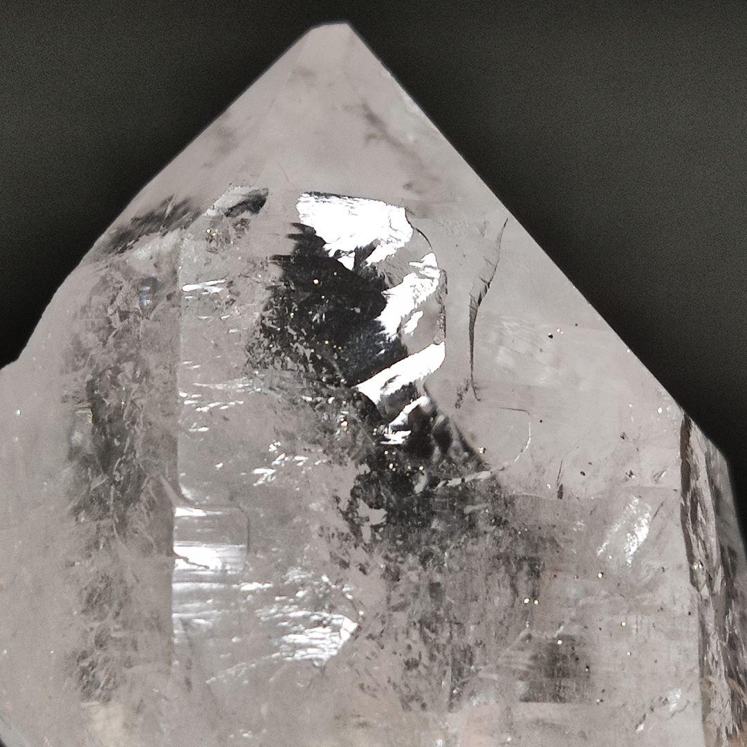 パワーストーン　天然石　レコードキーパー入り水晶　原石　152g　No.169