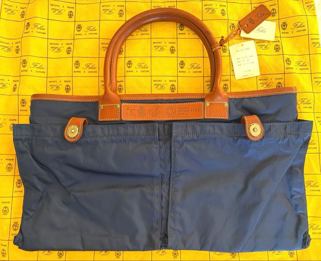 未使用!Felisi フェリージ トートバッグ 9236 ships ヘルメット