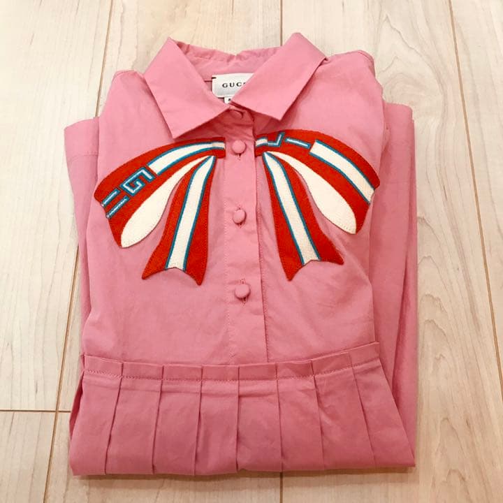 GUCCI ワンピース　リボン　サイズ5 100〜110