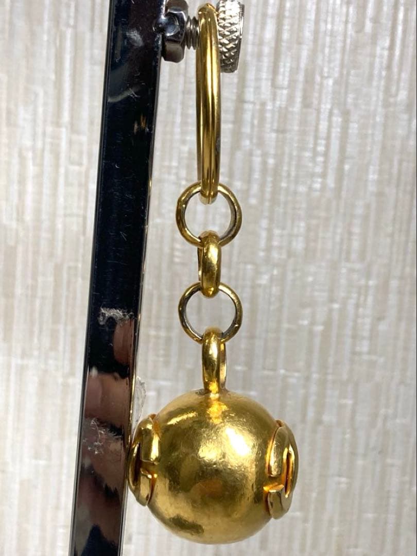 良品　CHANEL シャネル　ココマーク　ゴールド金具　キーホルダー　チャーム