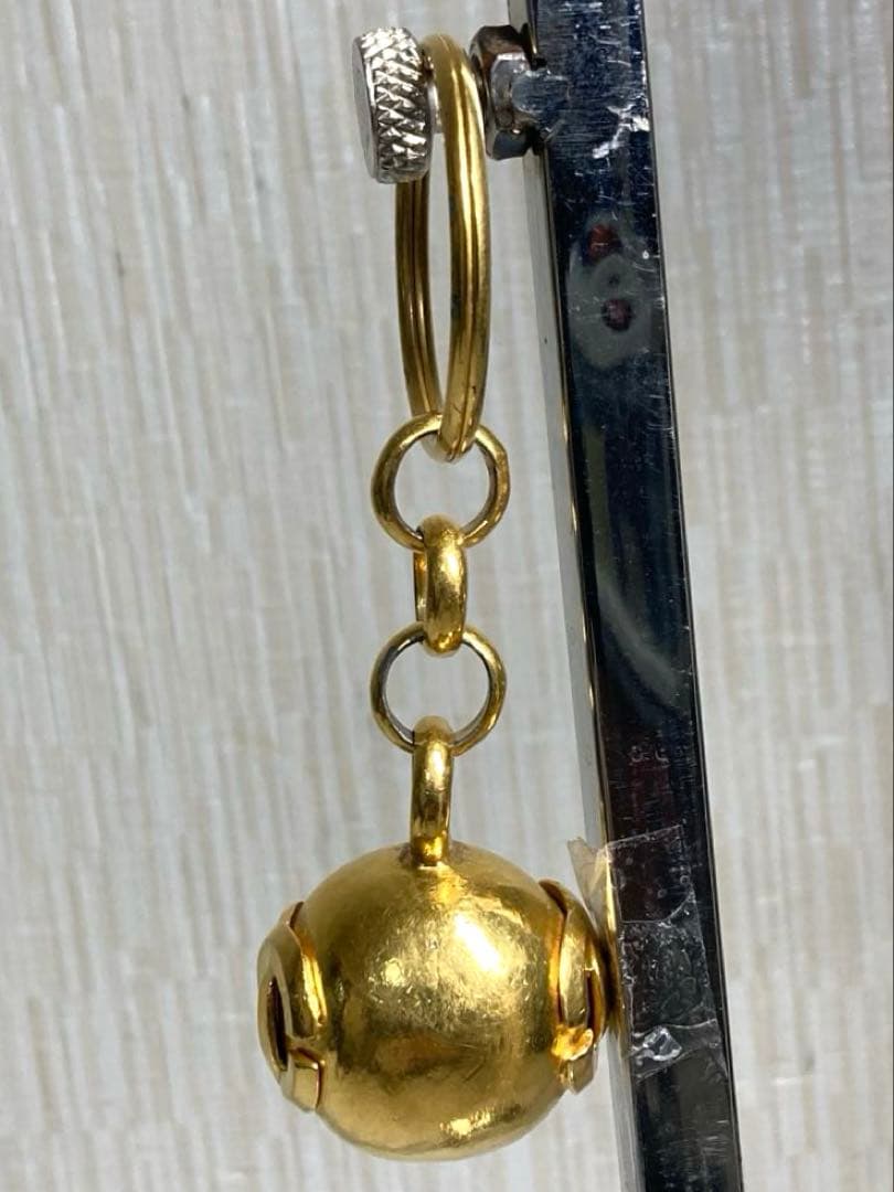 良品　CHANEL シャネル　ココマーク　ゴールド金具　キーホルダー　チャーム