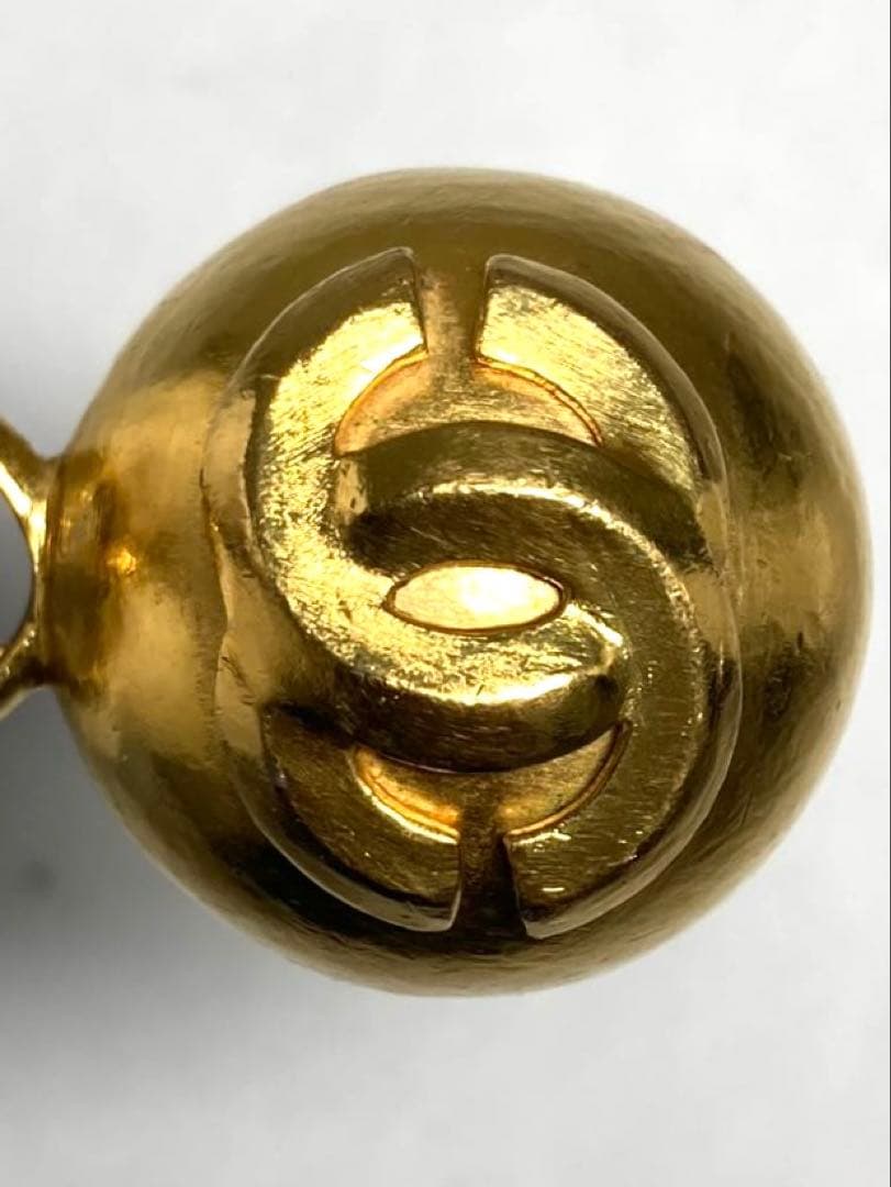 良品　CHANEL シャネル　ココマーク　ゴールド金具　キーホルダー　チャーム