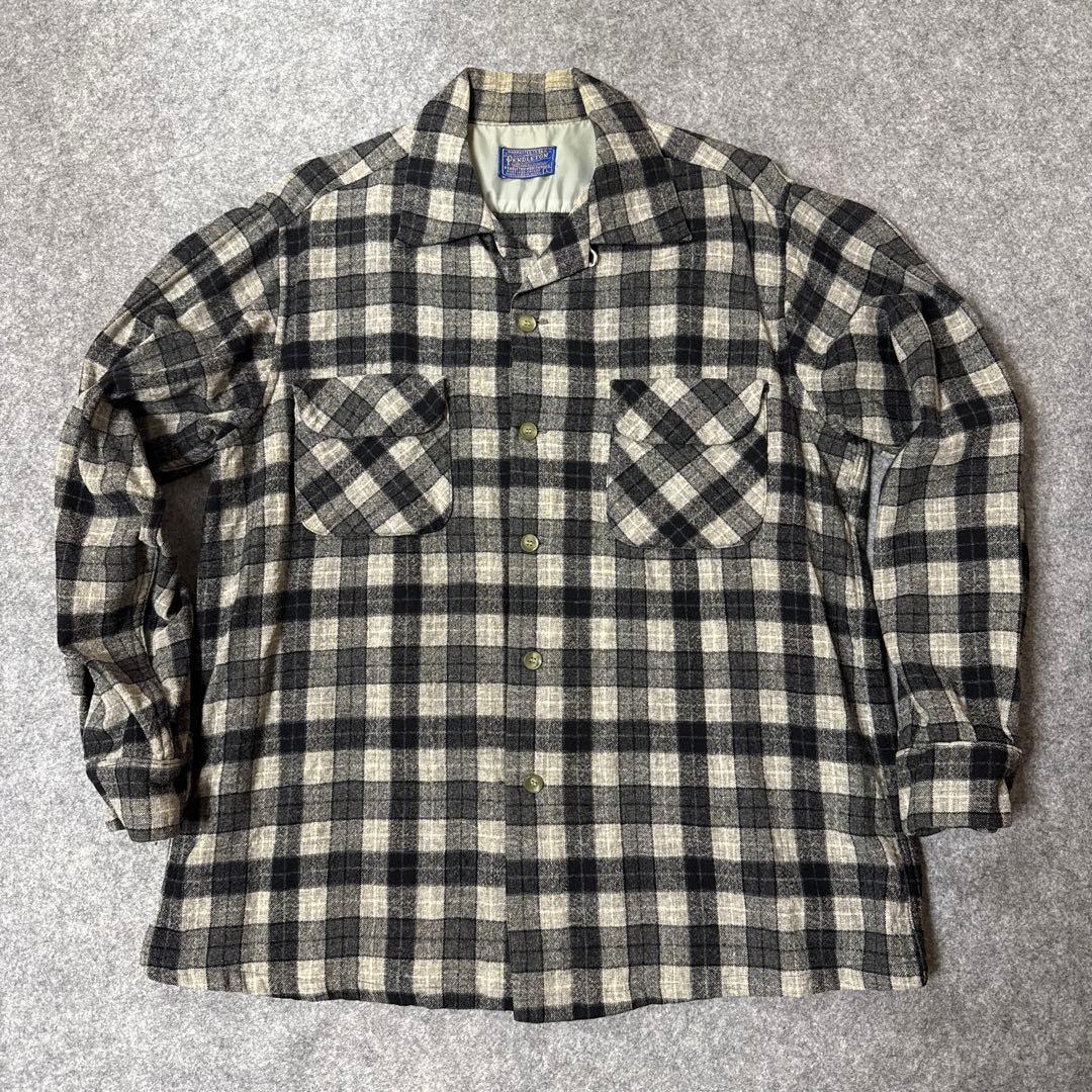 60s〜70s ペンドルトン ボードシャツ L