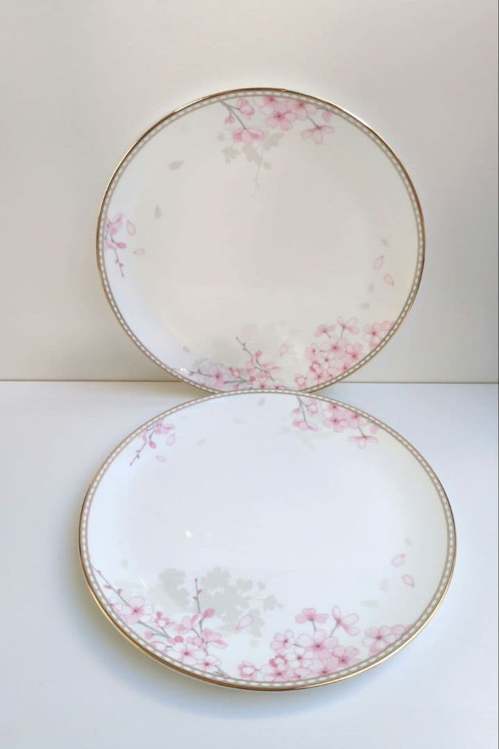 ウエッジウッド スプリング ブロッサム クーププレート　27ｃｍ　２枚