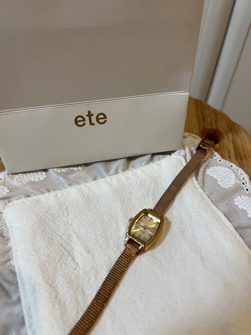 ete 腕時計　ピンクゴールド