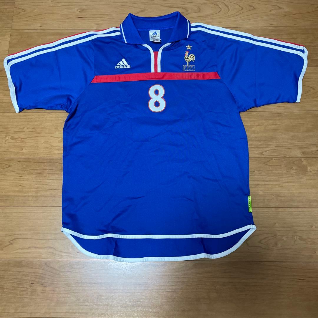 サッカーユニフォーム　フランス代表 デザイー　選手用　サイズL