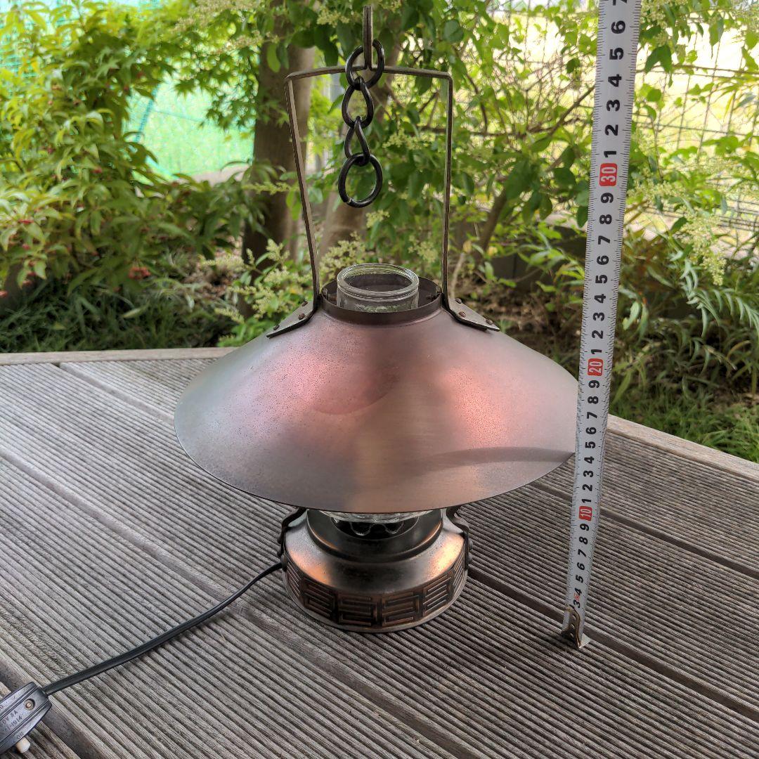 アンティークランプ　昭和レトロランプ　古道具