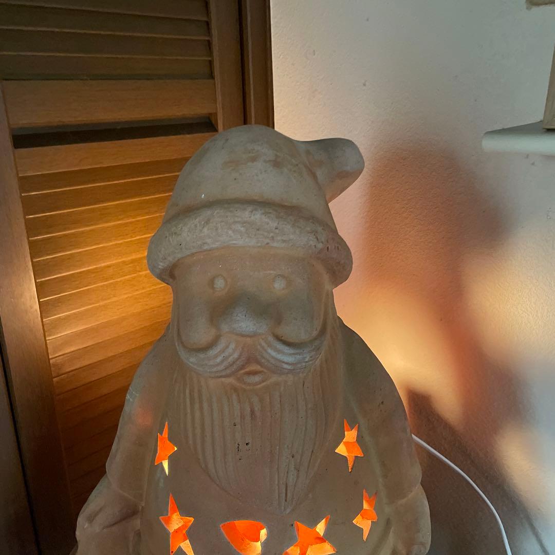 特大素焼きサンタクロース