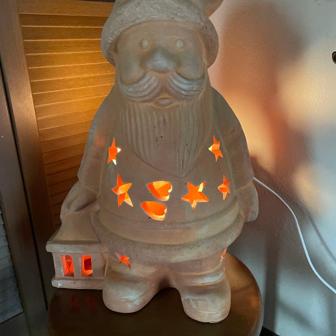 特大素焼きサンタクロース