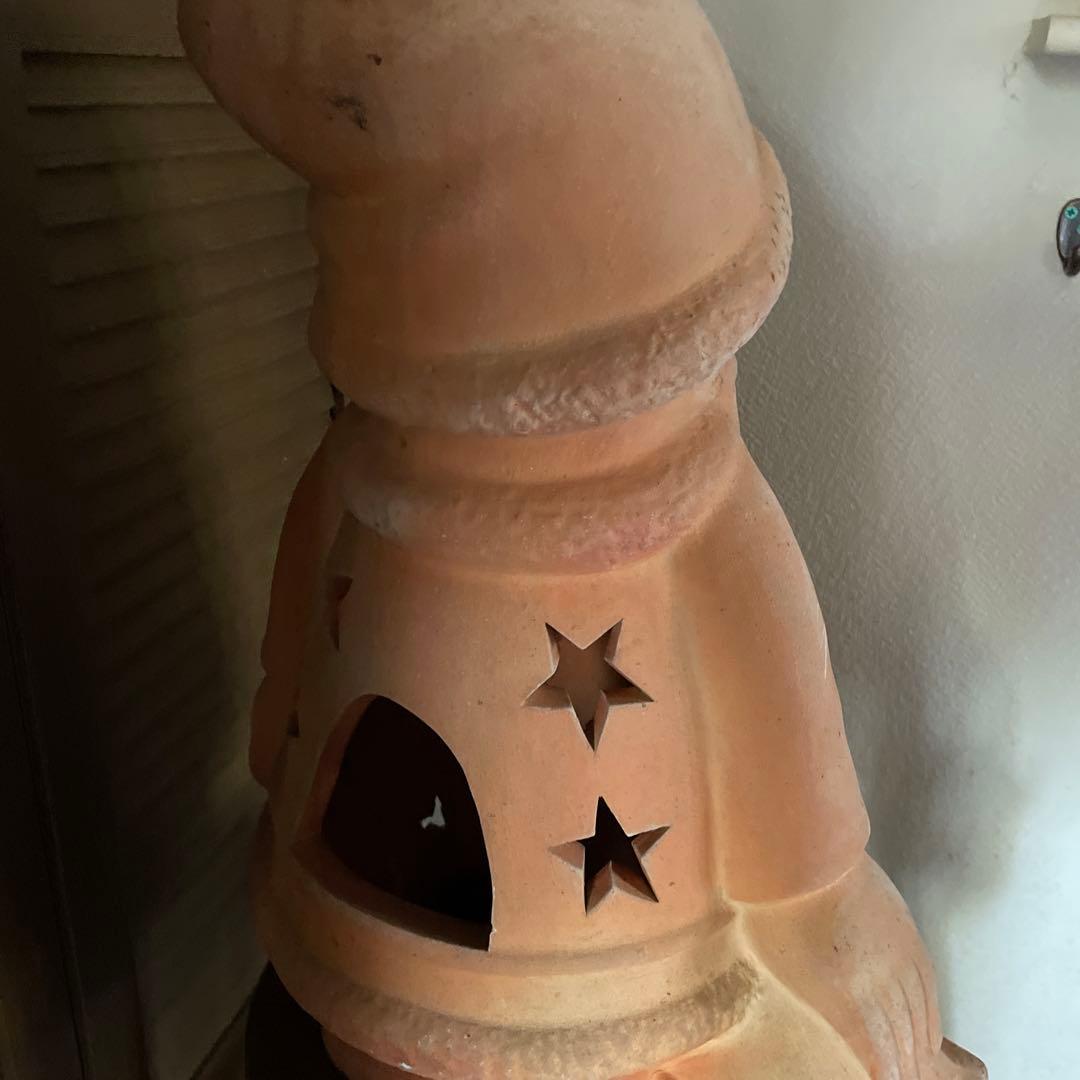 特大素焼きサンタクロース