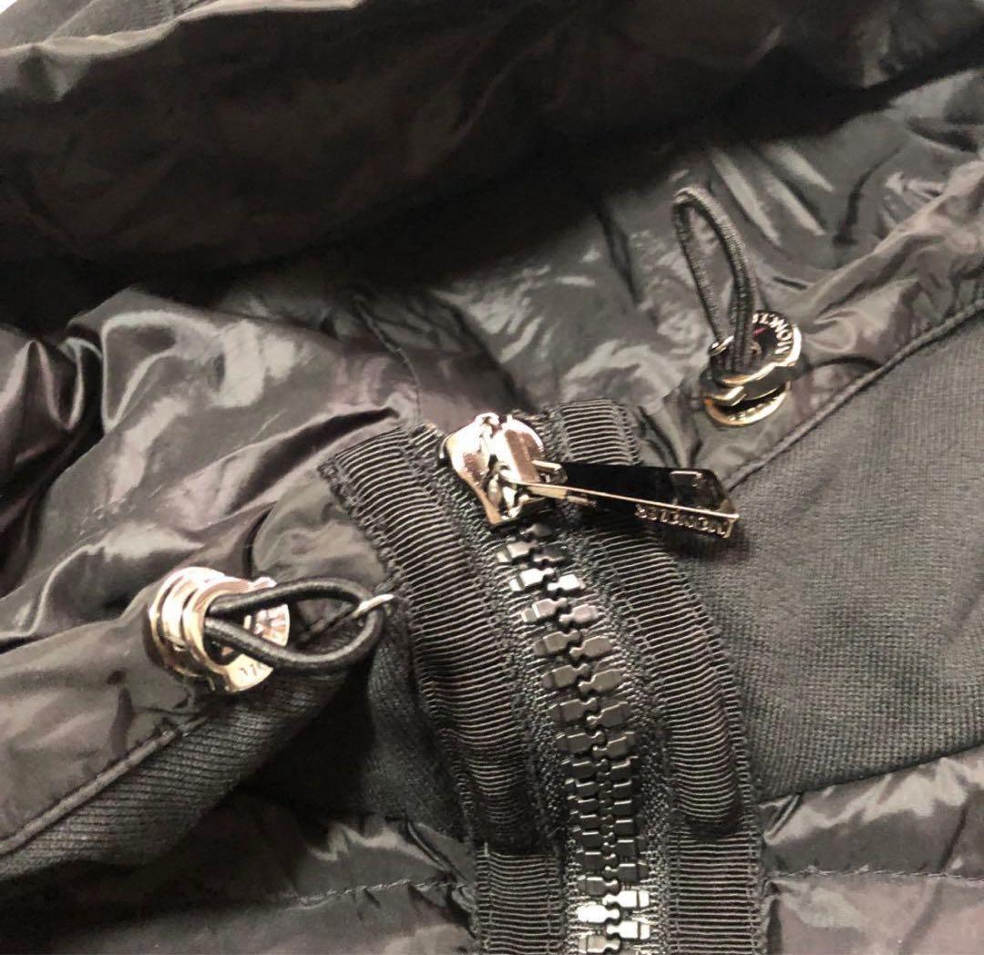 MONCLER モンクレール ダウンジャケット　ニット　ブラック XS国内正規品