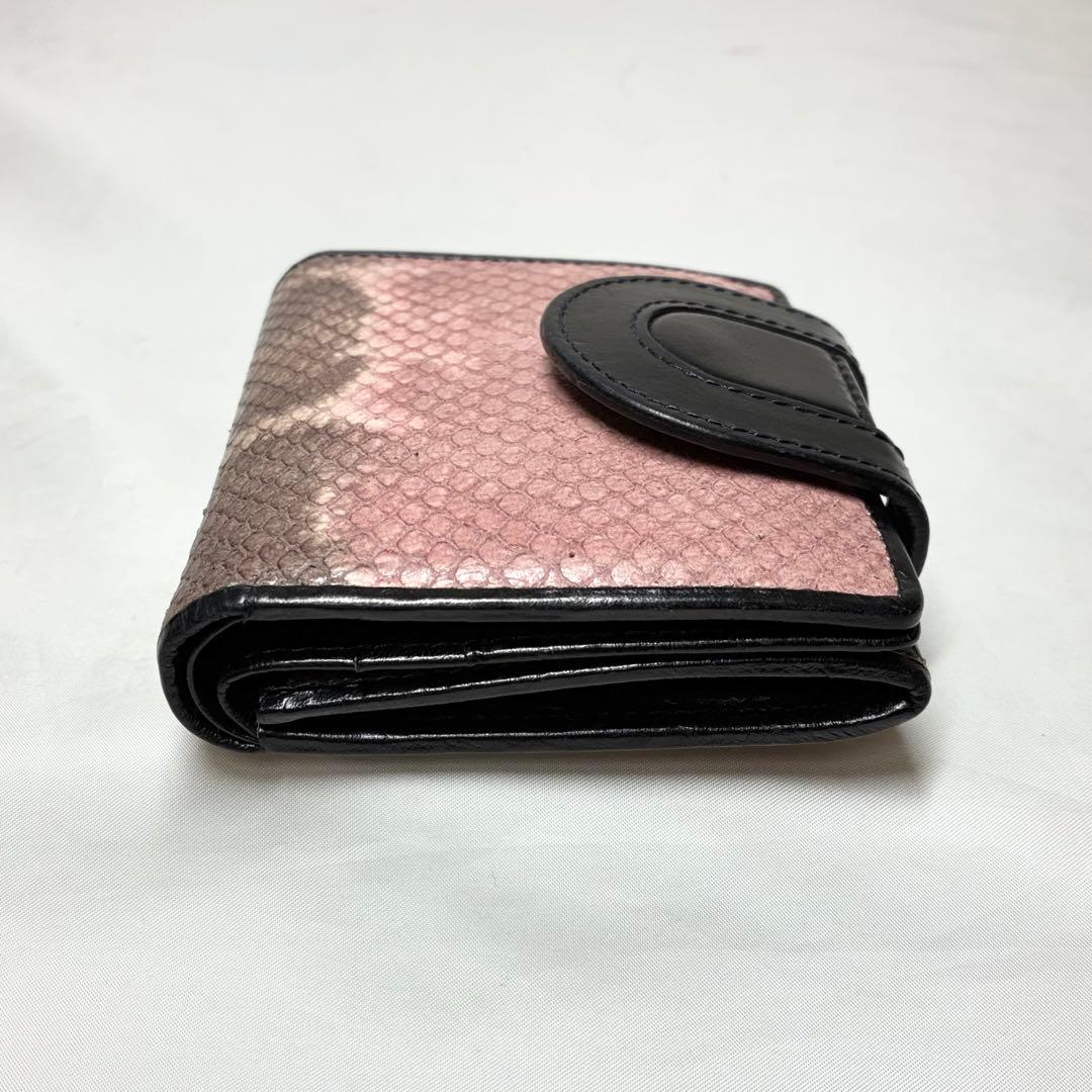 【美品】　ヒロコハヤシ　MALVA マルバ　薄型二つ折り財布　完売品　近年モデル