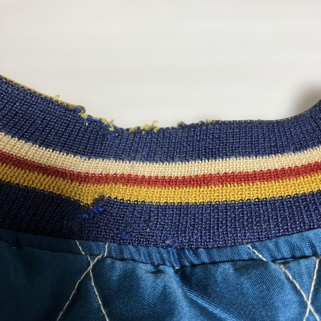 テーラー東洋　スカジャン　SPECIAL EDITION M 鷹×日本地図柄