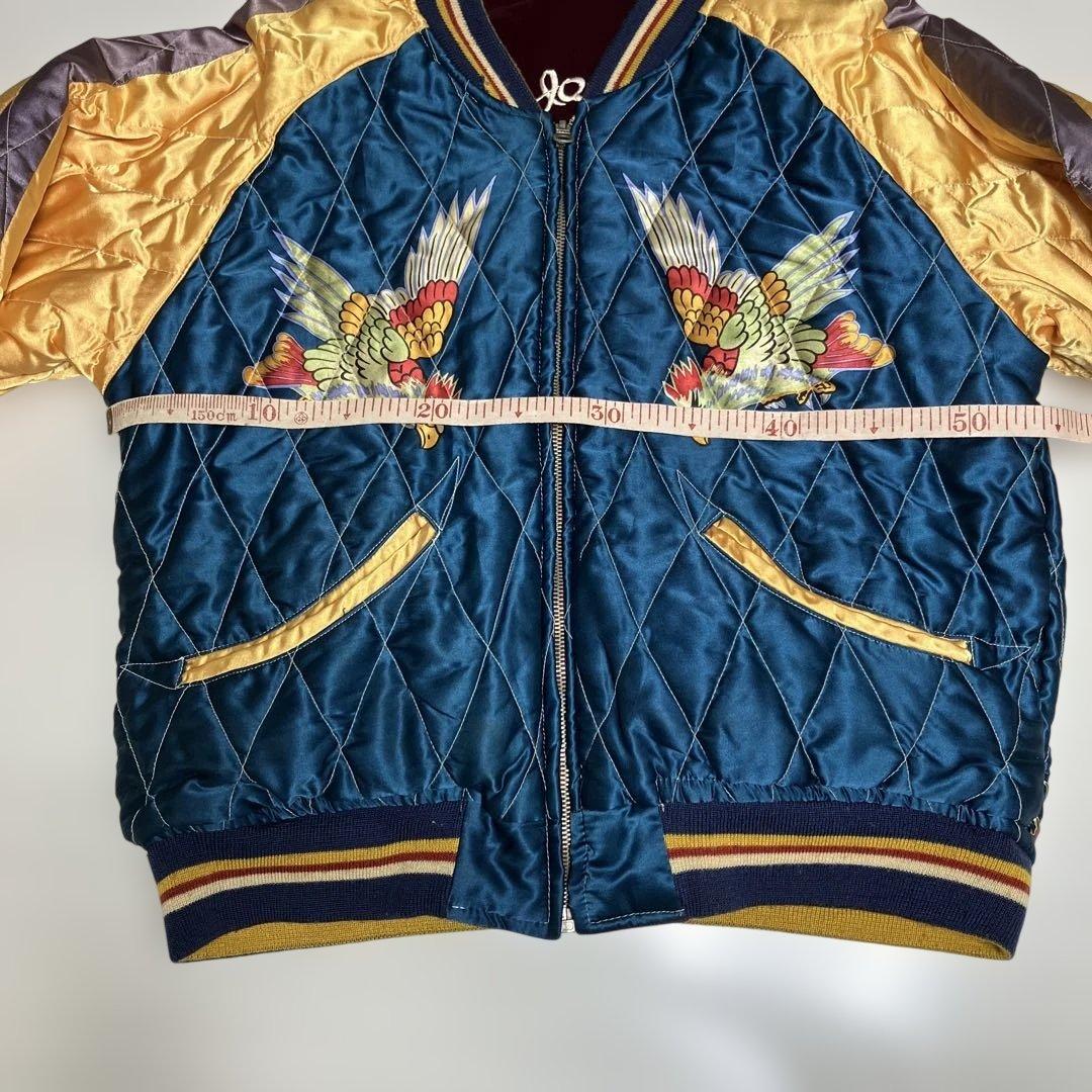 テーラー東洋　スカジャン　SPECIAL EDITION M 鷹×日本地図柄