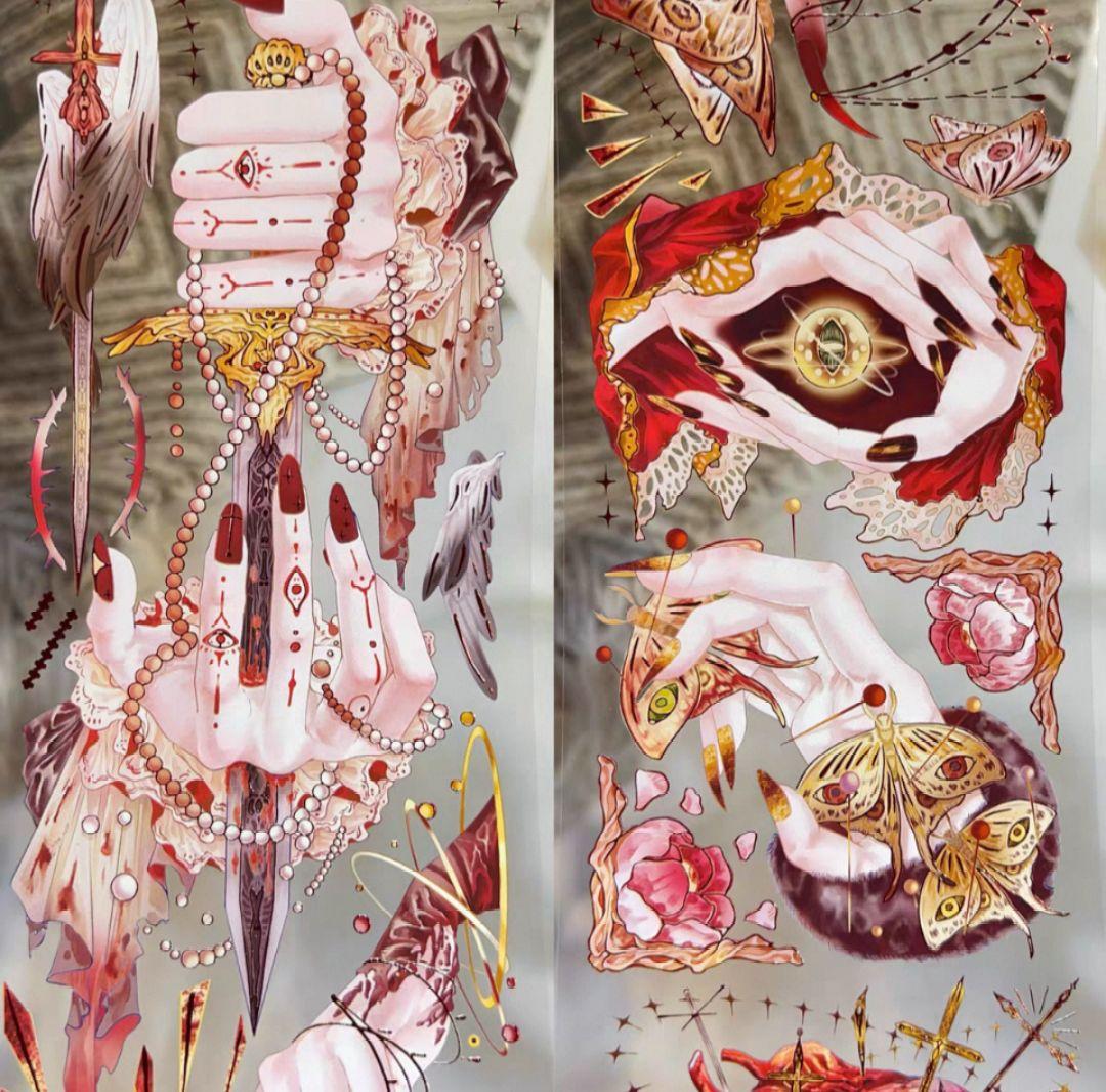 切売 1137★ 海外 マスキングテープ マステ PET 装飾 人物 烫紅