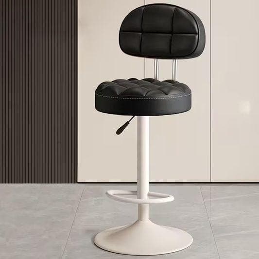 カウンターチェア 1脚 背もたれ ハイチェア キッチン 昇降式 調節可能