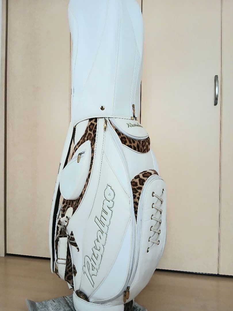 希少 人気　ラッセルノ 限定 シャーク ヒョウ柄 ゴルフ キャディバッグ