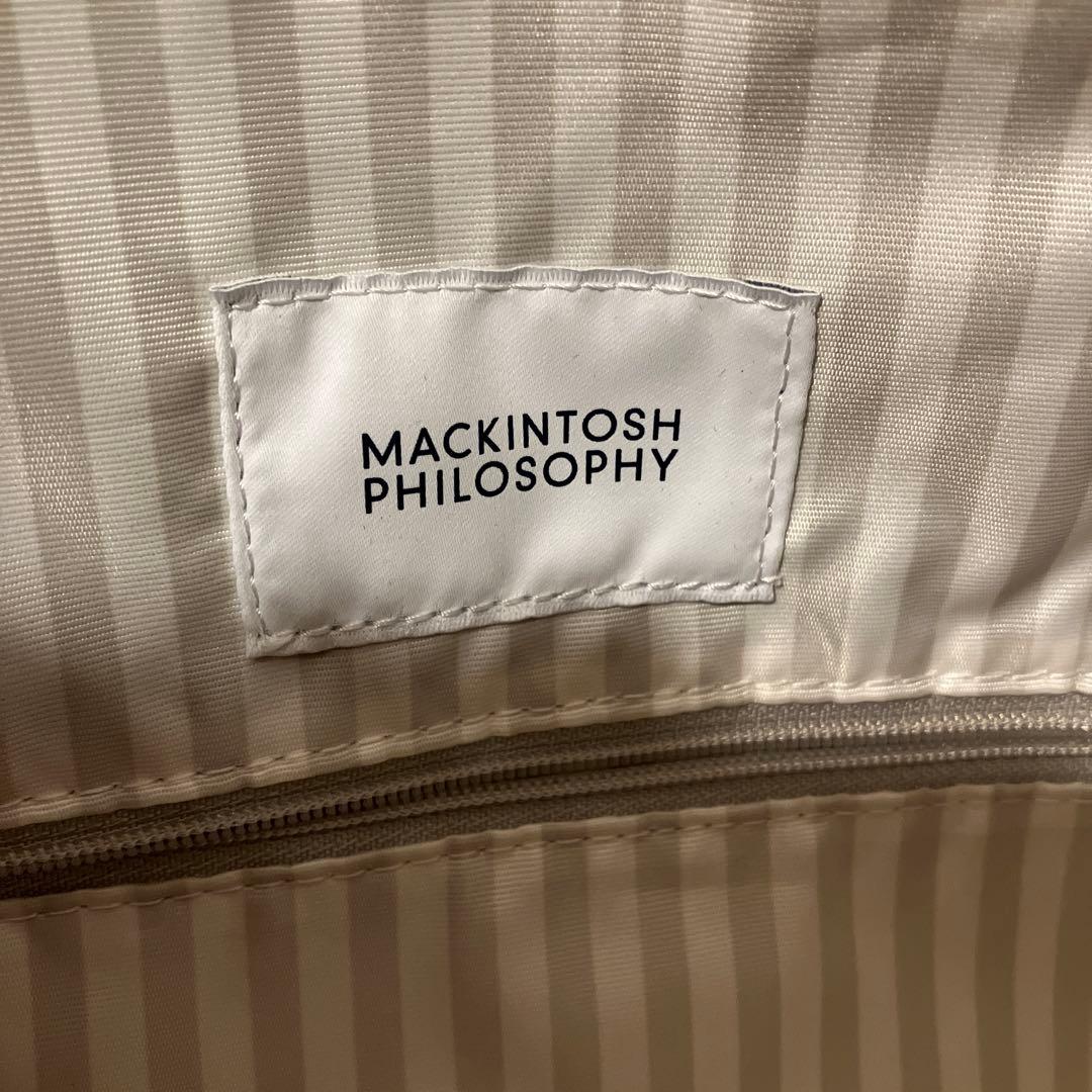【未使用】マッキントッシュフィロソフィー ネイビー ナイロン ボストンバッグ