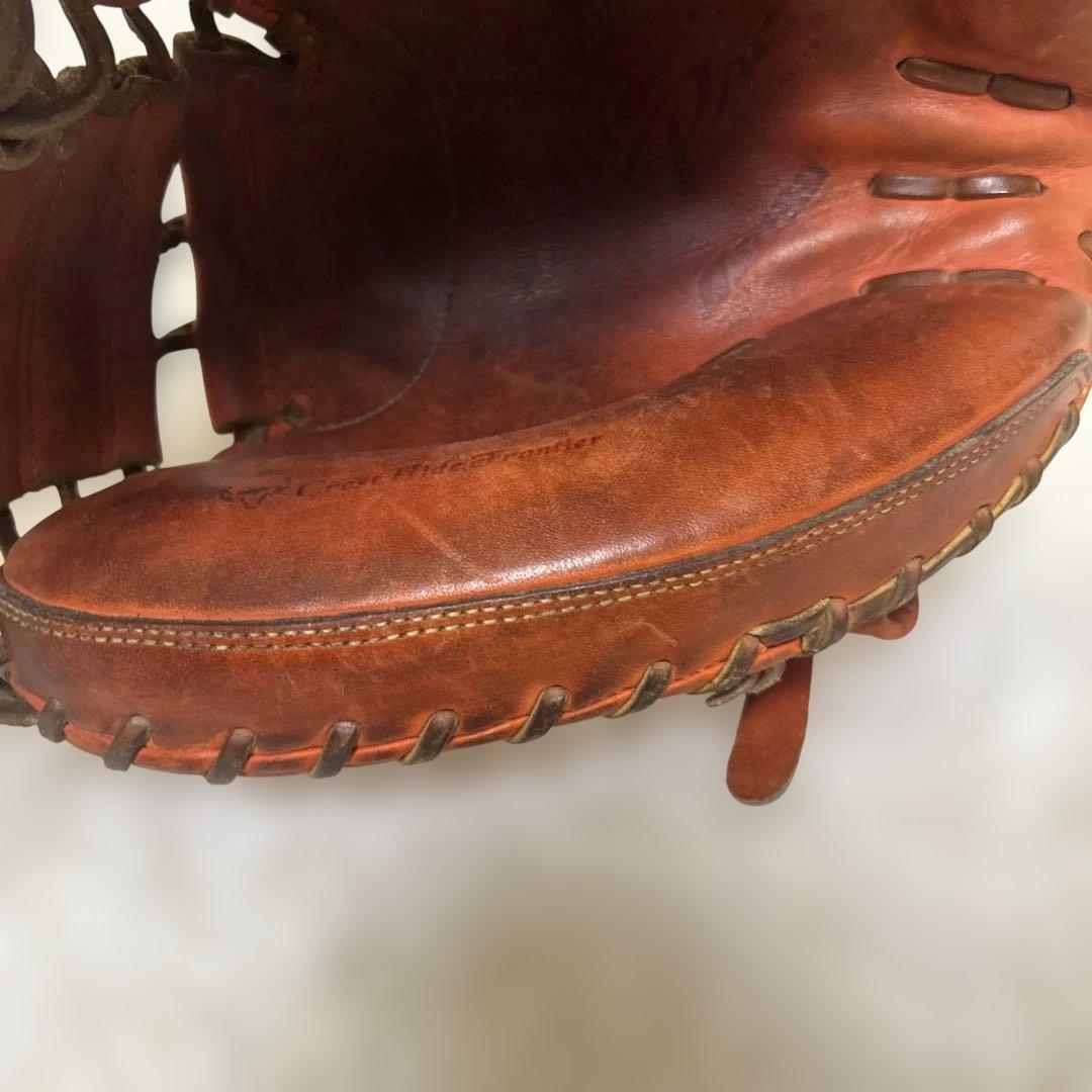 【良品】ミズノプロ キャッチャーミット 硬式　オレンジ　SDT-183