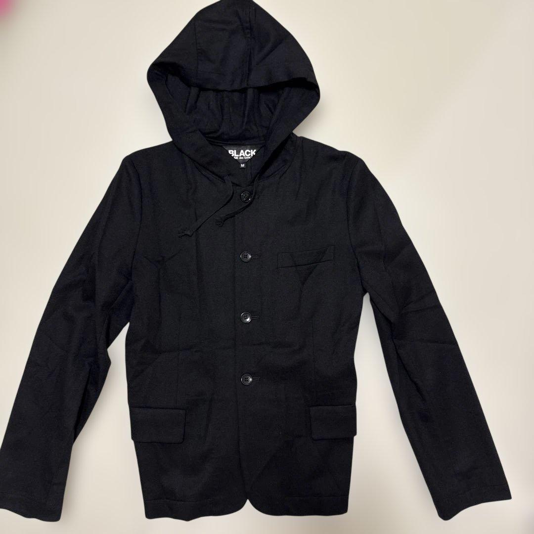 BLACK COMME des GARÇONS フード付きジャケット M