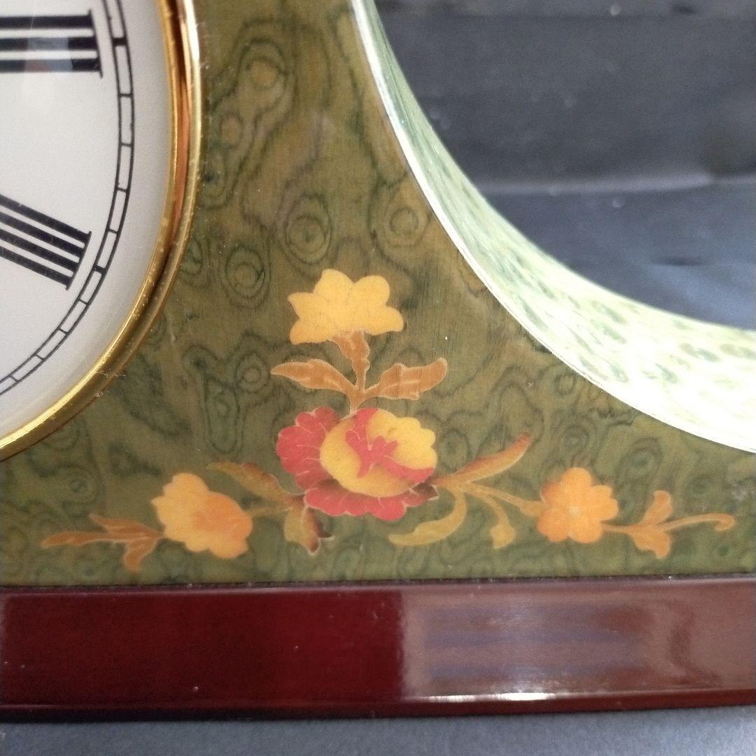 象嵌細工 置き時計 イタリア製