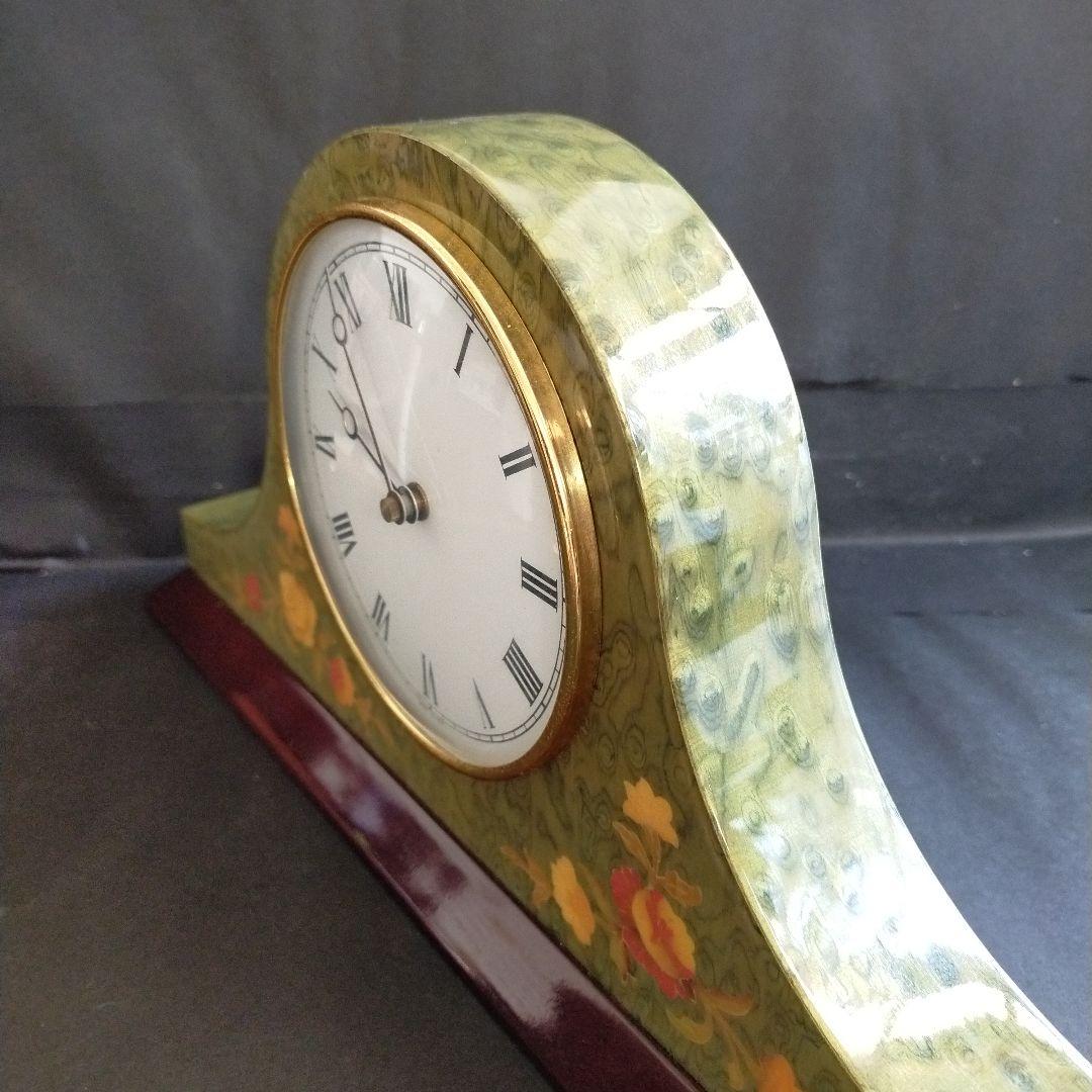 象嵌細工 置き時計 イタリア製