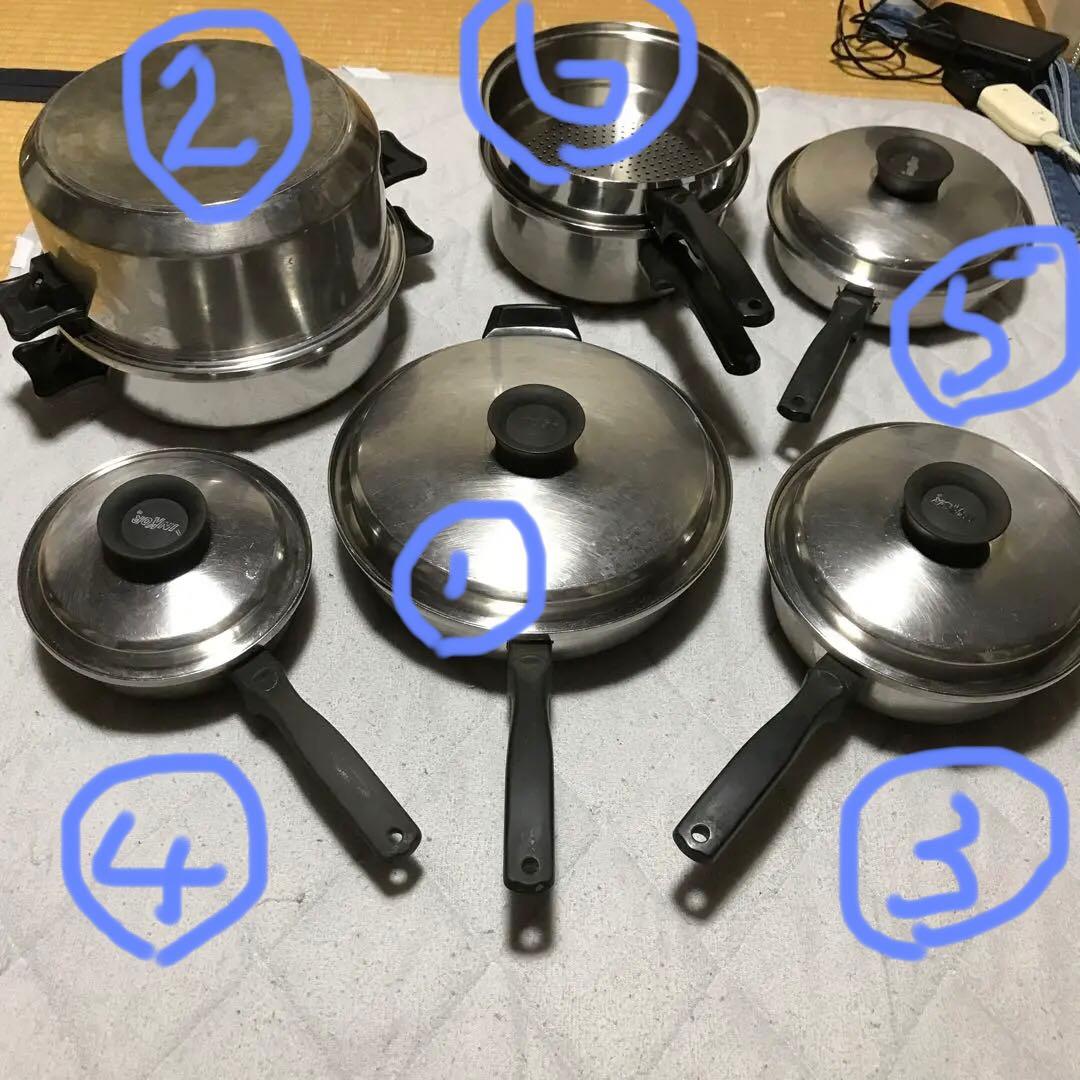 インコア　ガス専用　ステンレス製鍋セット