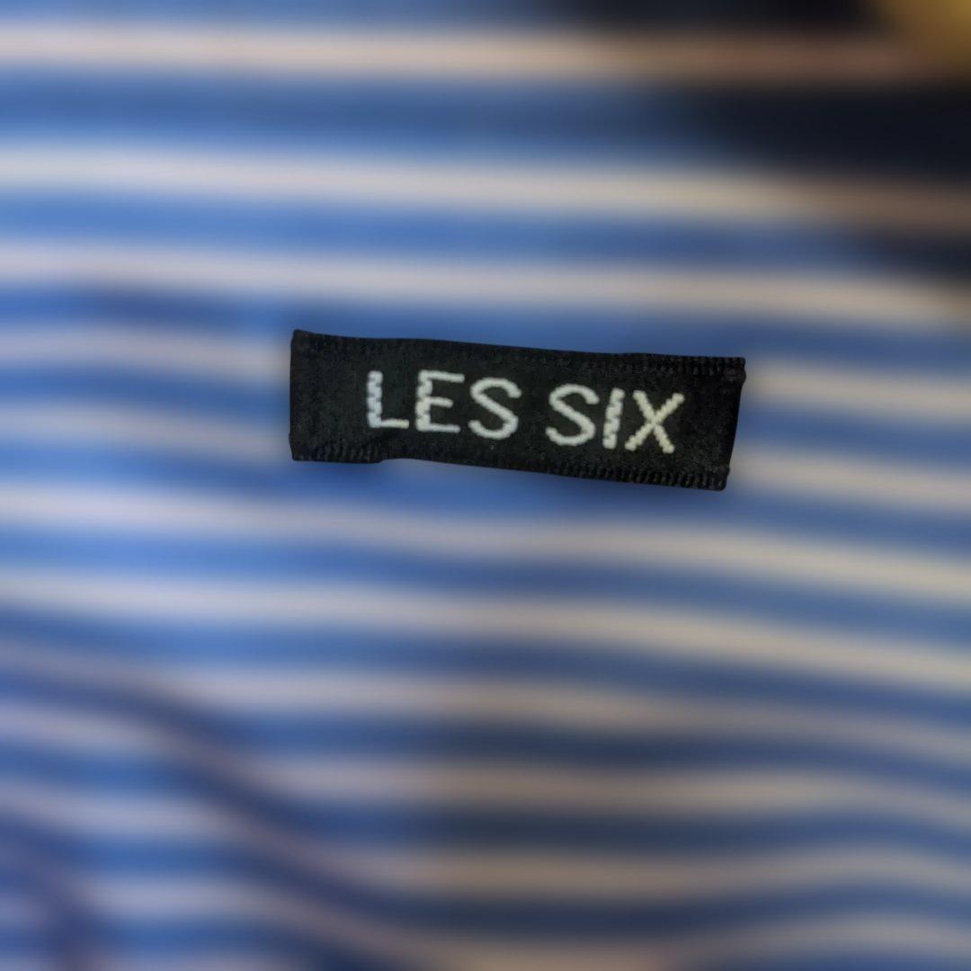 最終価格】美品 LES SIX ストライプスリップ シャツ
